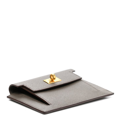 Hermes Epsom Kelly Pocket Compact Wallet Etain 4 of 7