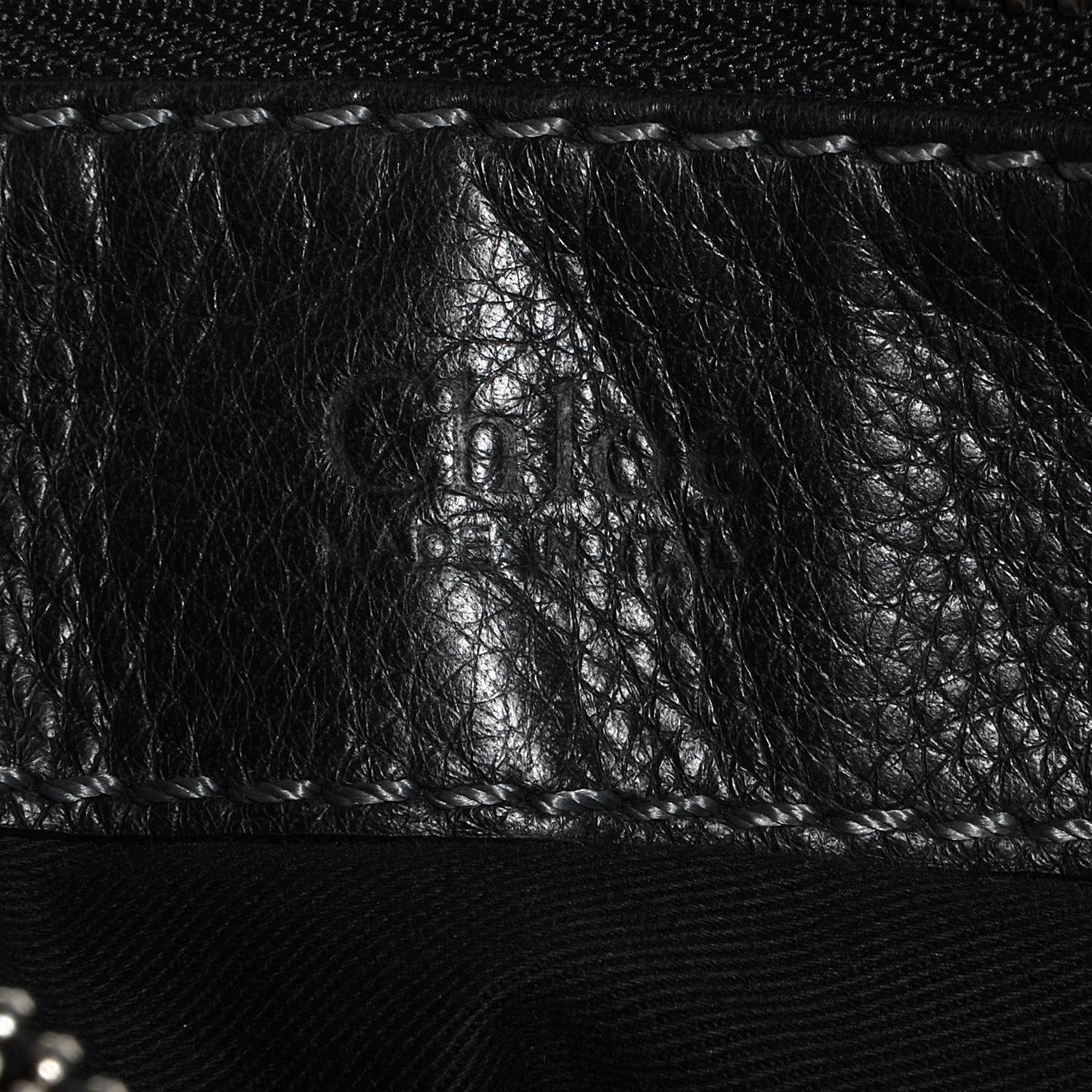 Leather Large Paddington Shoulder Bag Black