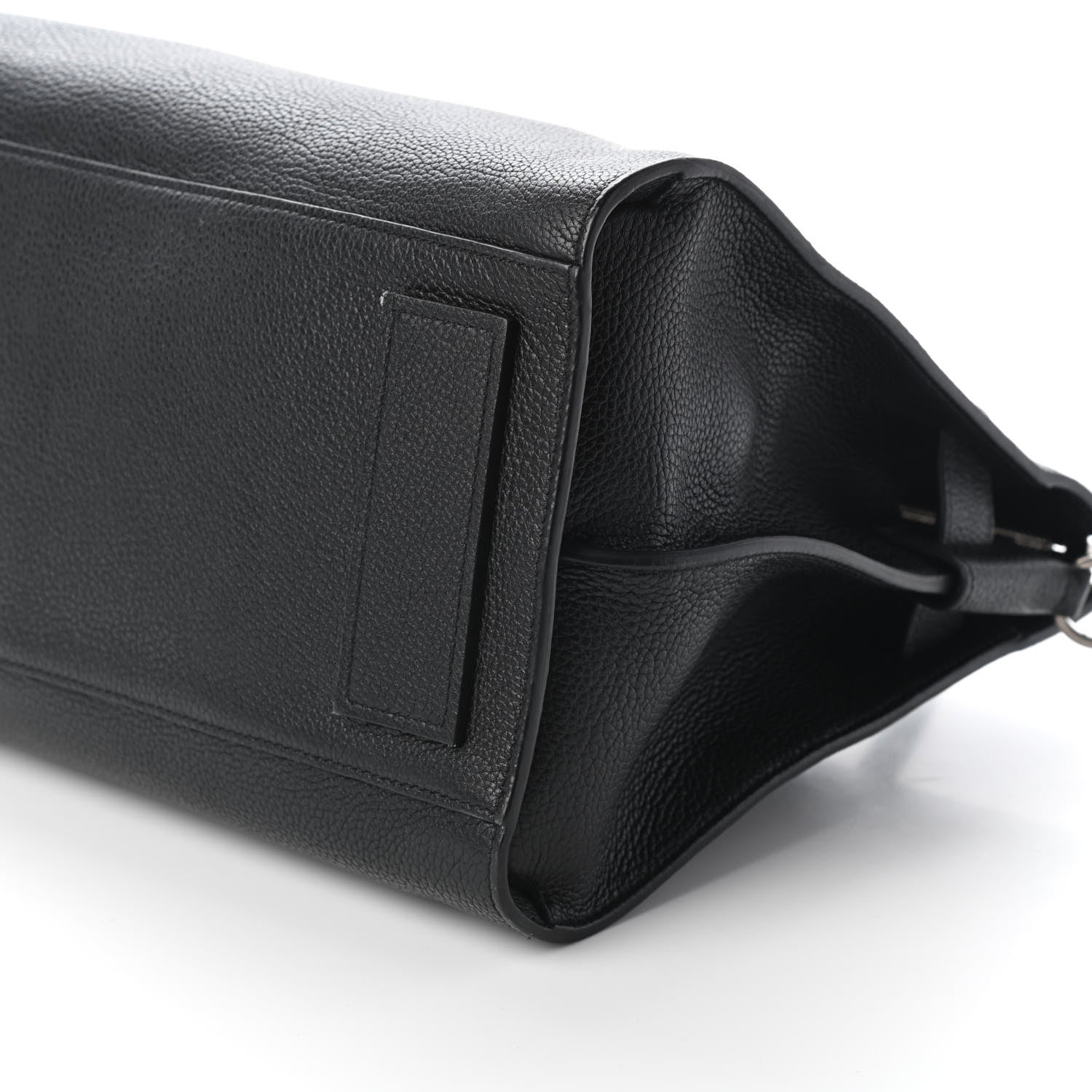Saint Laurent Grained Calfskin Small Supple Chain Sac De Jour Black 9 of 9