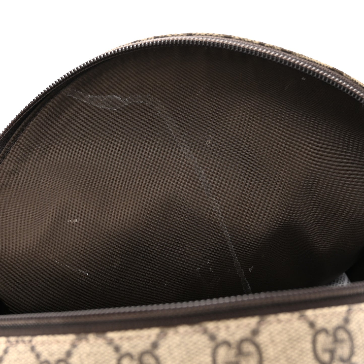 GG Supreme Monogram Margaux Calfskin Childrens Day Backpack Beige Ebony Cocoa Dark Chocolate