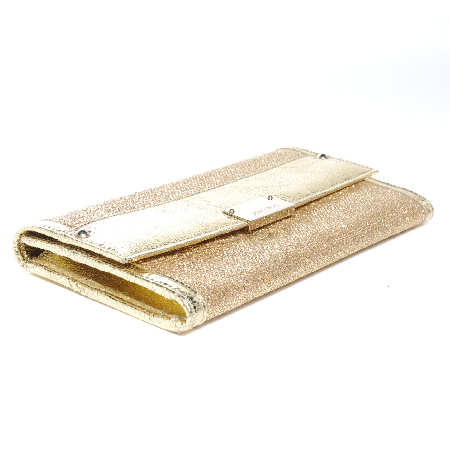 Glitter Fabric Reese Clutch Wallet Metallic