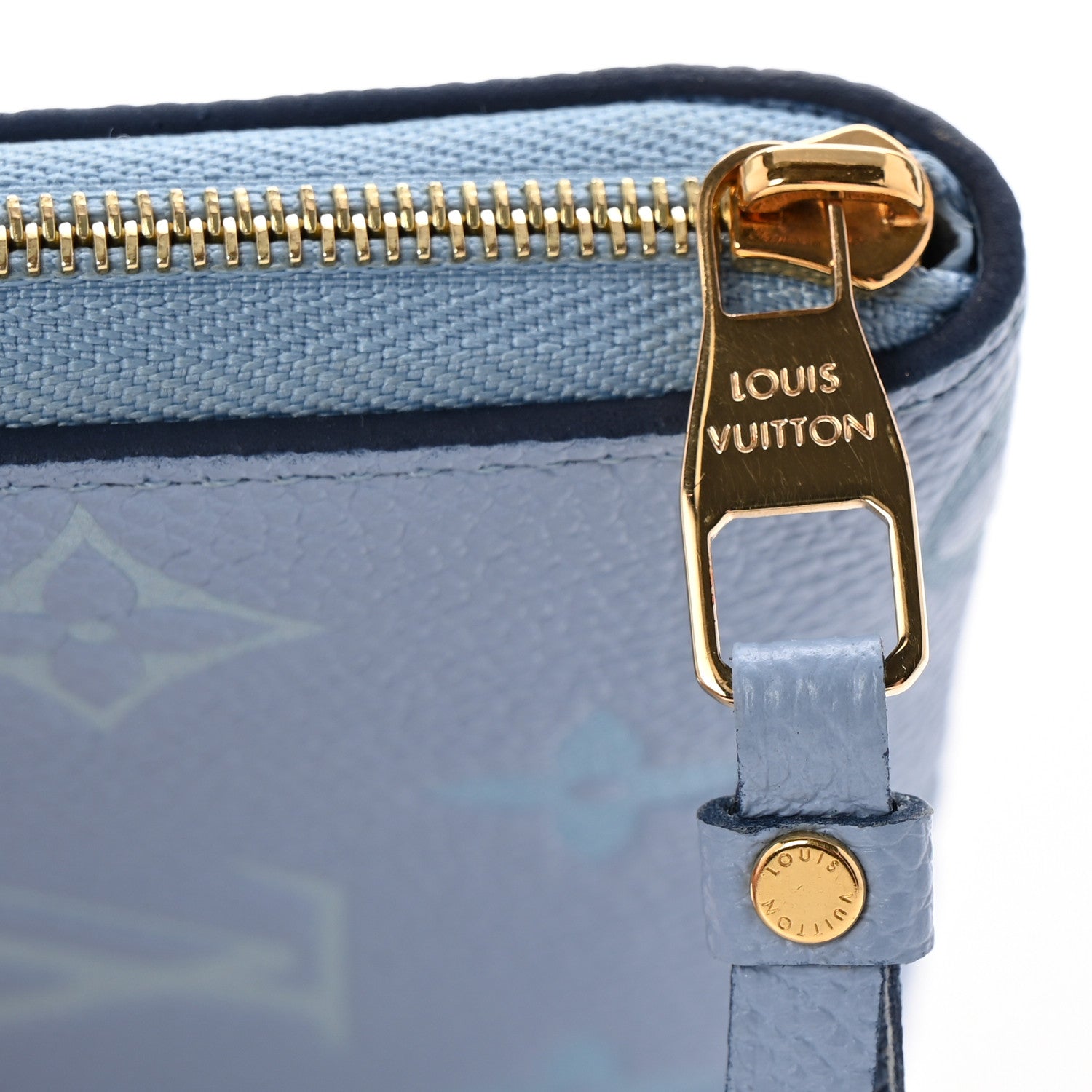 Louis Vuitton Empreinte Monogram Giant By The Pool Zippy Coin Purse Summer Blue 8 of 10