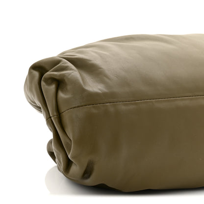 Bottega Veneta Smooth Butter Calf The Pouch Oversized Clutch Mud 9 of 10