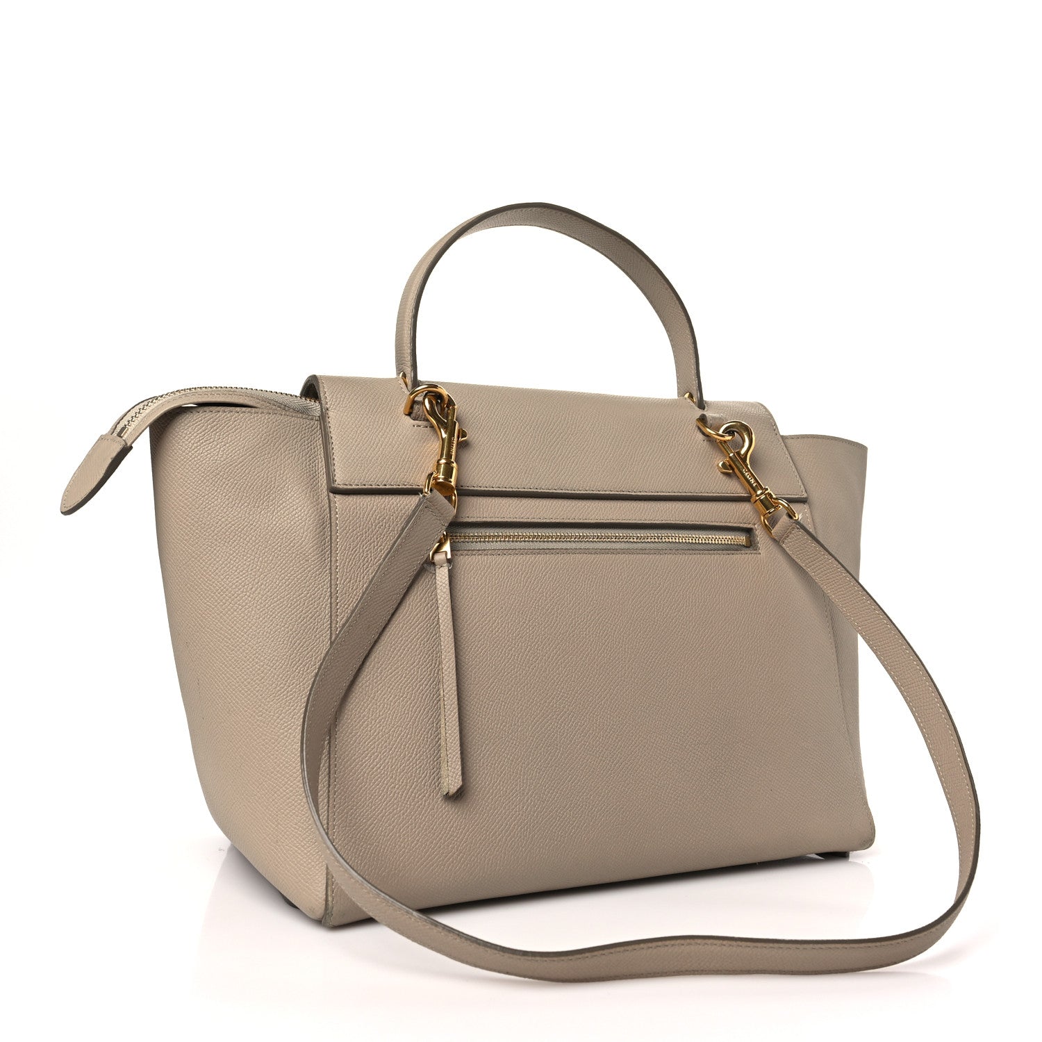 Celine Grained Calfskin Mini Belt Bag Light Taupe 3 of 8