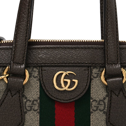Gucci GG Supreme Monogram Small Ophidia Tote Bag Brown 8 of 10