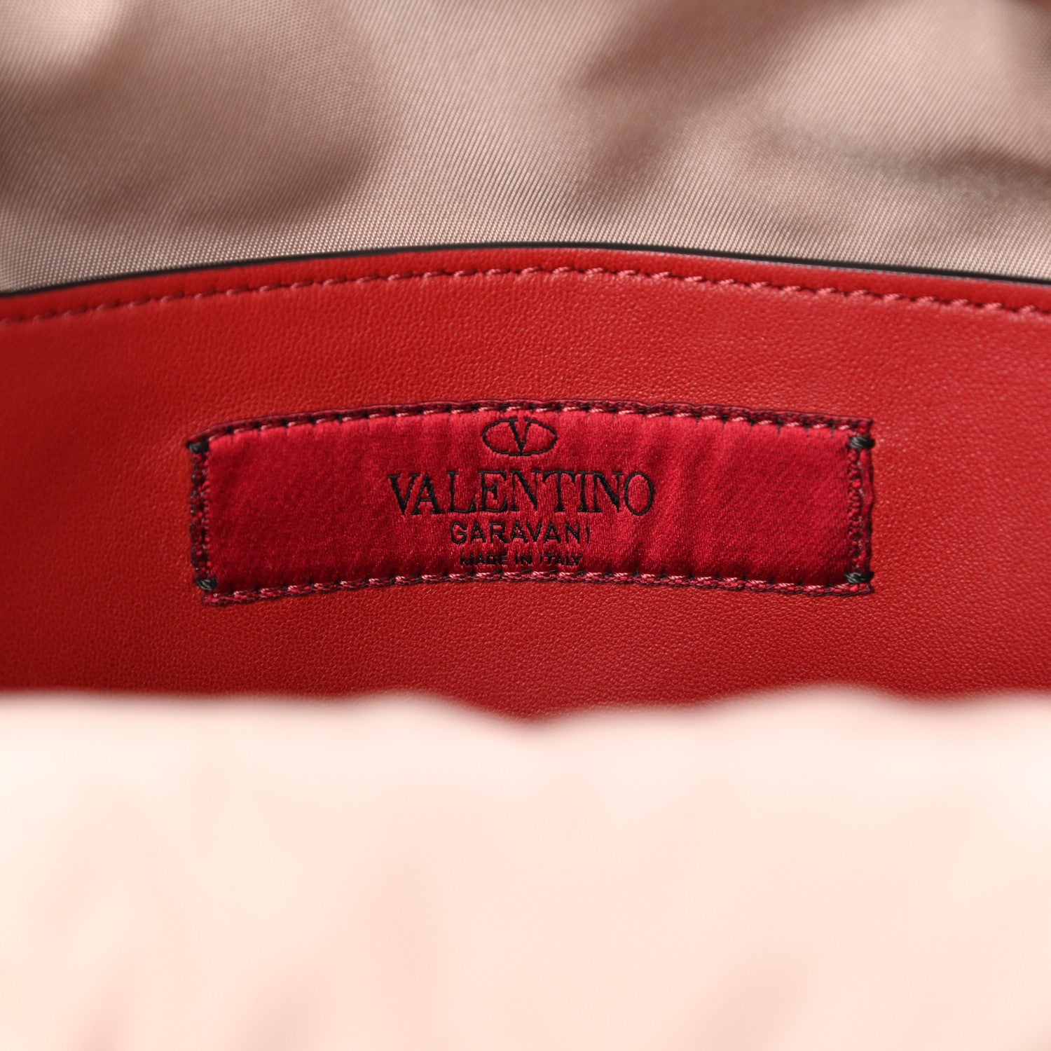 Valentino Garavani Nylon Quilted Mini Rockstud Spike Backpack Dusty Rose 5 of 10