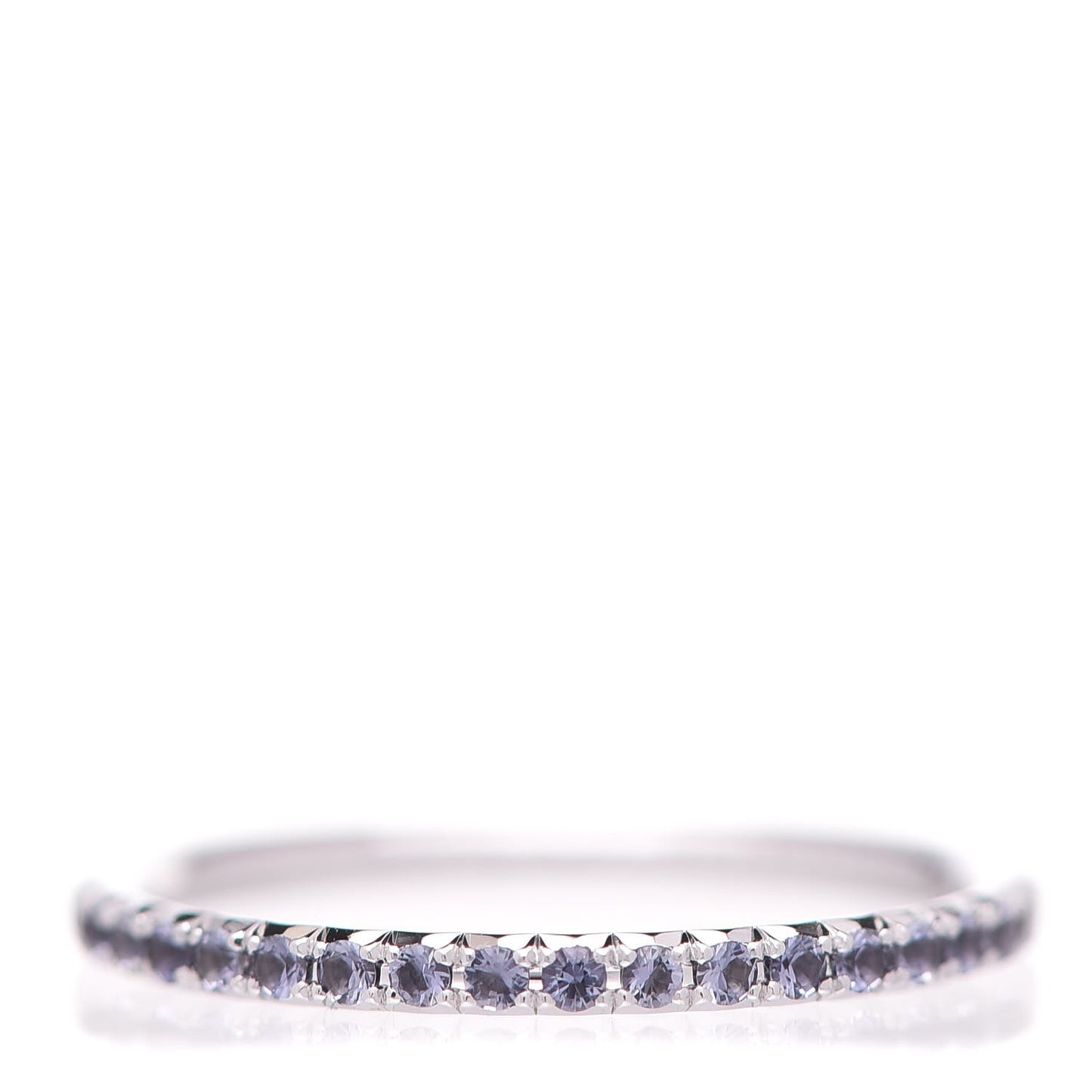18K White Gold Iolite Metro Ring 48 4.5