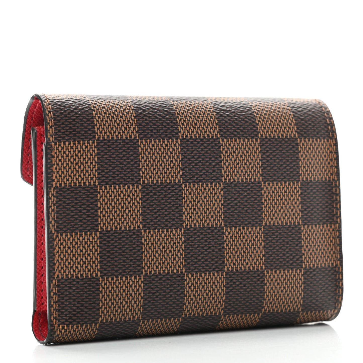 Damier Ebene Victorine Wallet Red