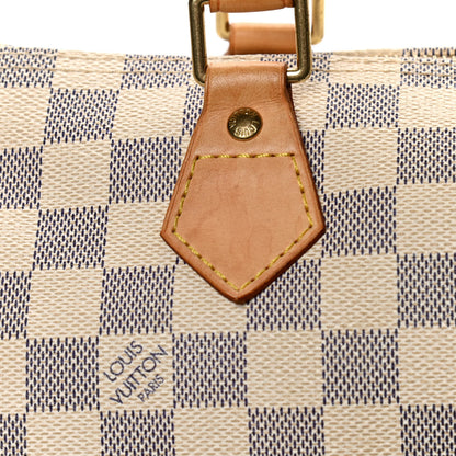 Louis Vuitton Damier Azur Speedy 30 10 of 10