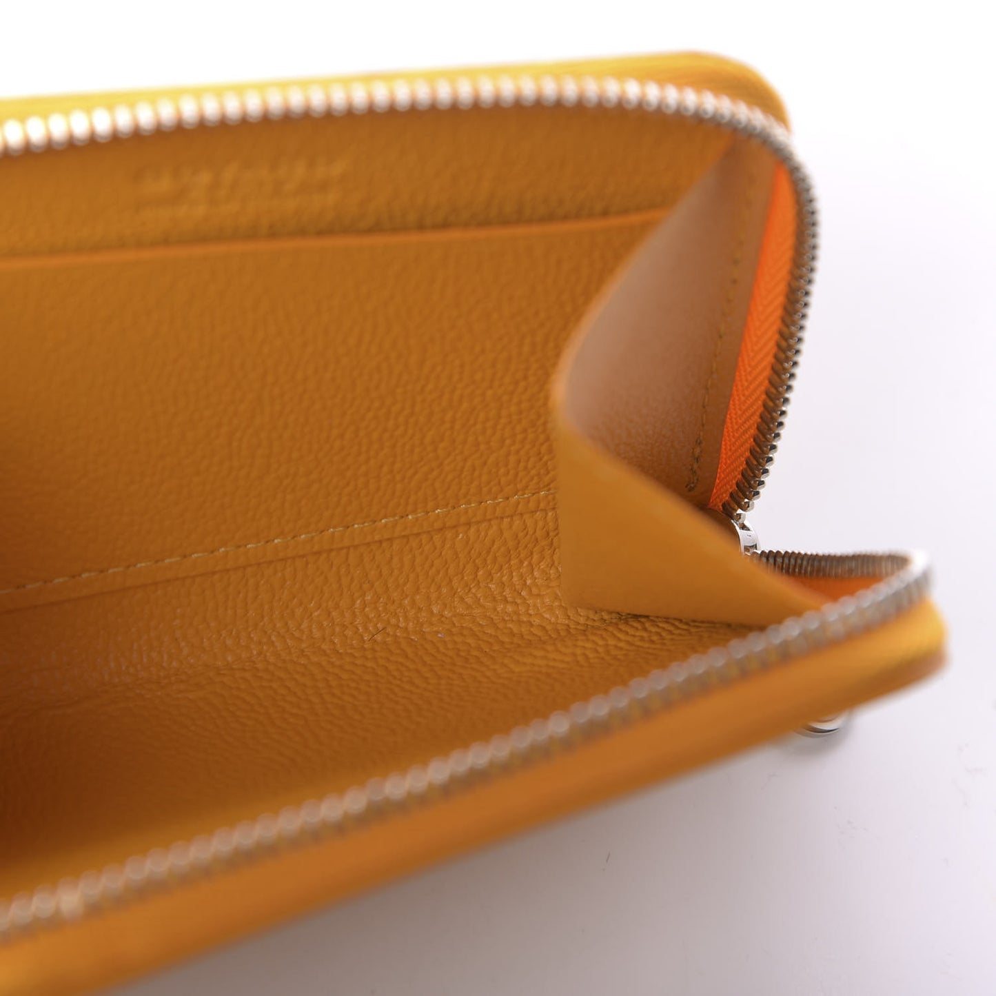 Goyardine Compact Wallet Yellow