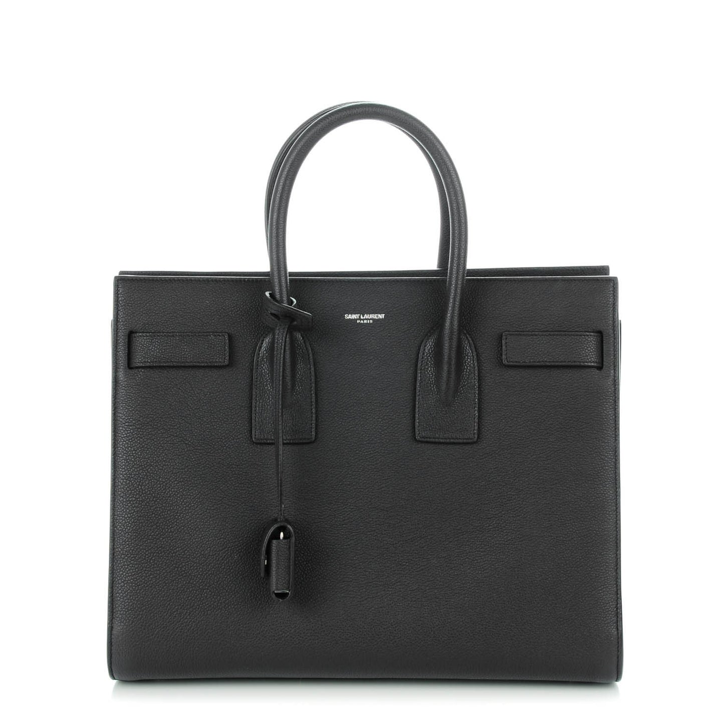 Grained Calfskin Small Sac De Jour Marine