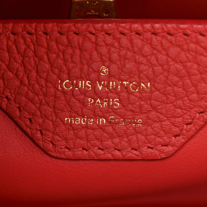 Louis Vuitton Taurillon Capucines BB Hibiscus Flamingo 6 of 9