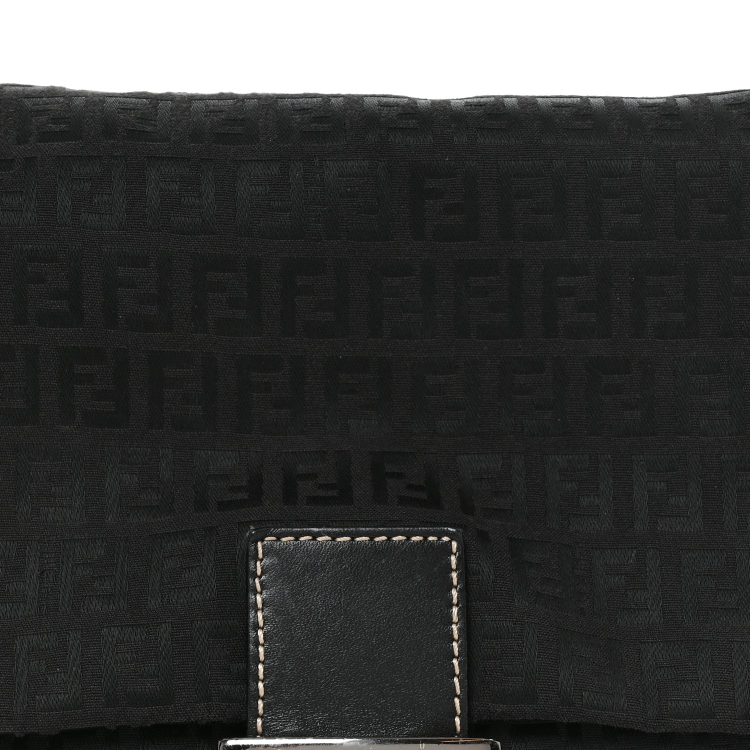Fendi Zucchino Mama Baguette Black 8 of 10