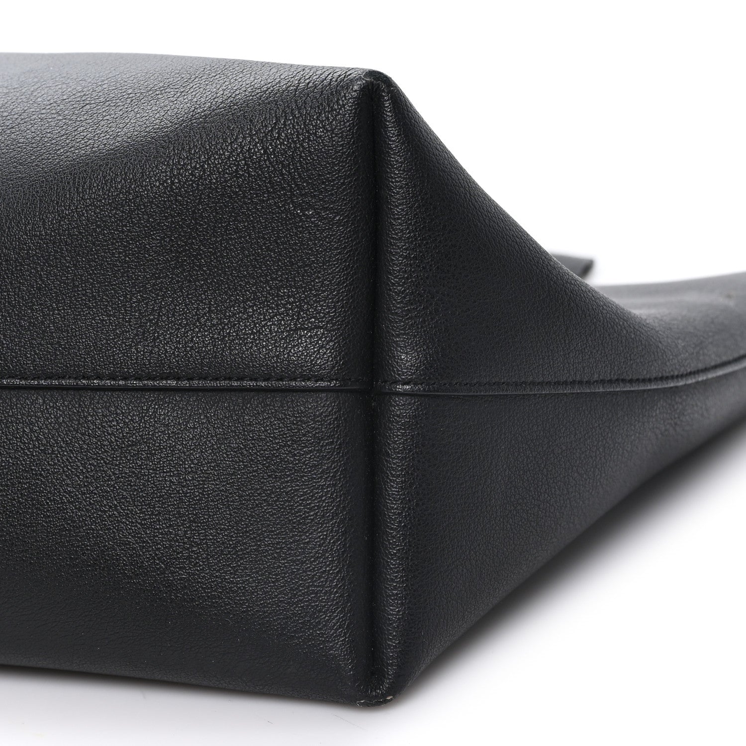 Saint Laurent Calfskin Large Shopping Tote Black 11 of 12