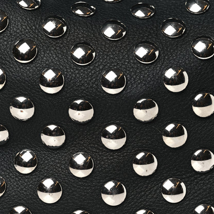 Khaite Pebbled Sport Calfskin Studded Elena Black 8 of 16