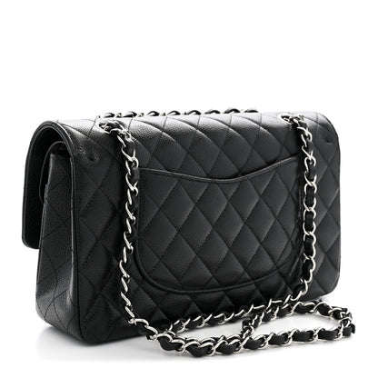 Chanel Caviar Quilted Medium Double Flap Black 3 of 11