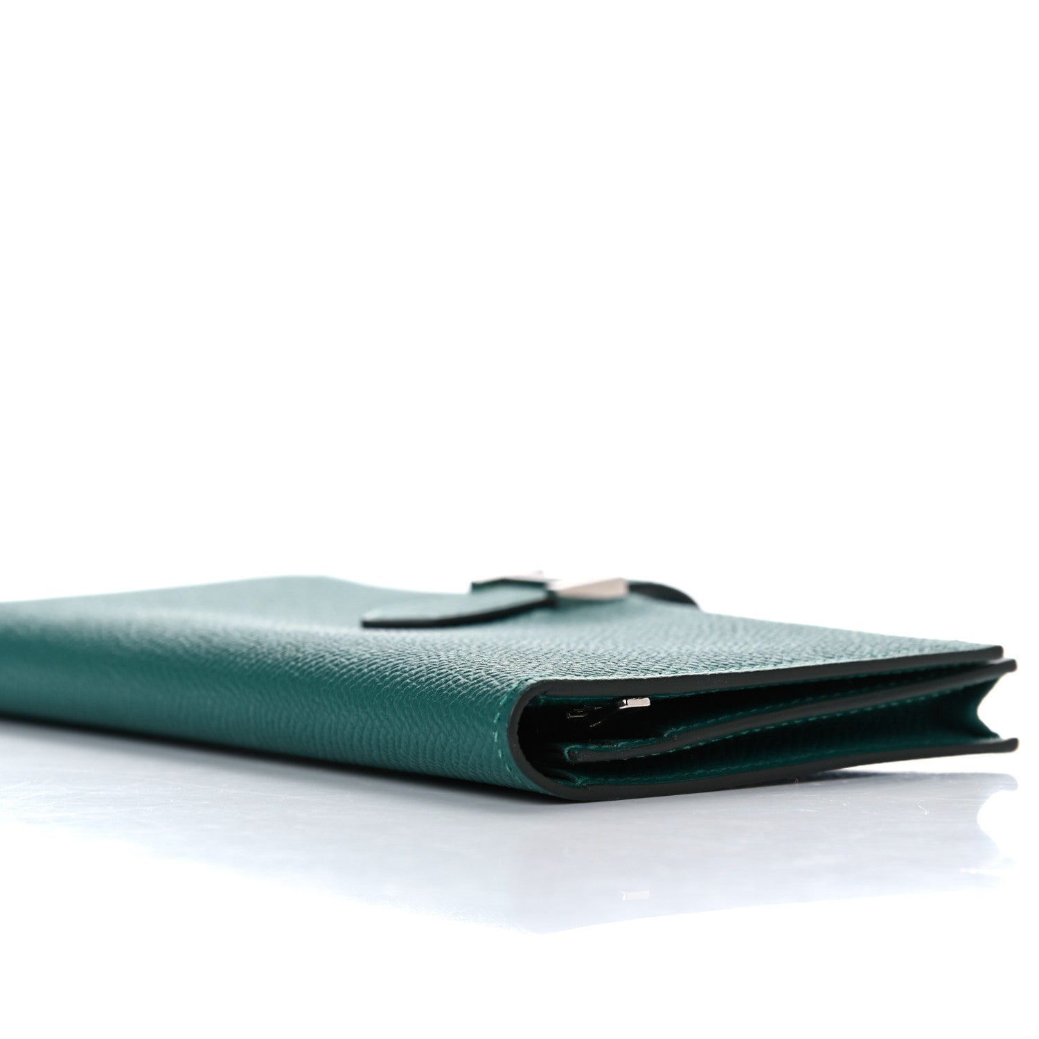 Hermes Epsom Bearn Gusset Wallet Malachite 9 of 13