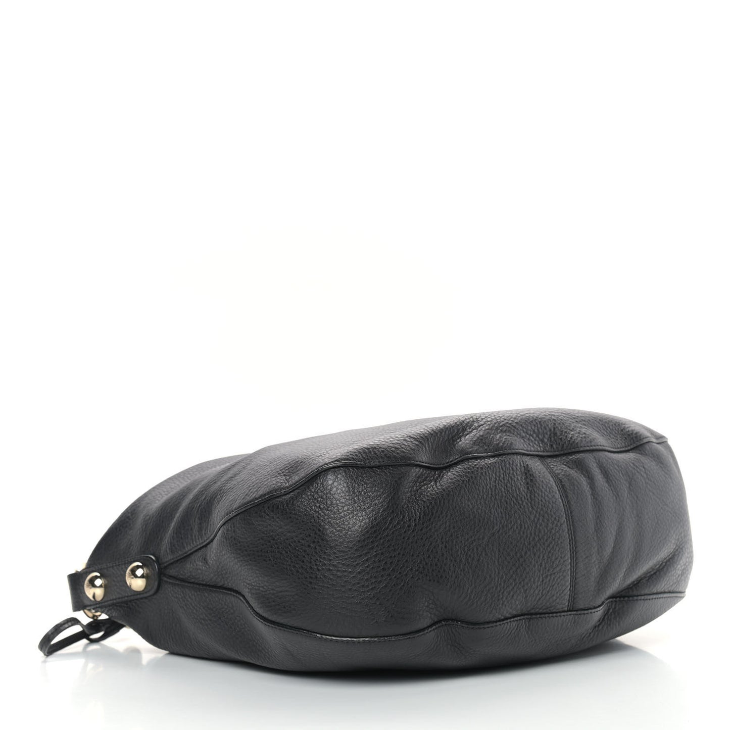 Soft Spongy Calfskin Medium Daria Hobo Black