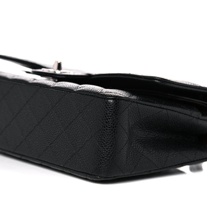 Chanel Caviar Quilted Medium Double Flap Black 9 of 10