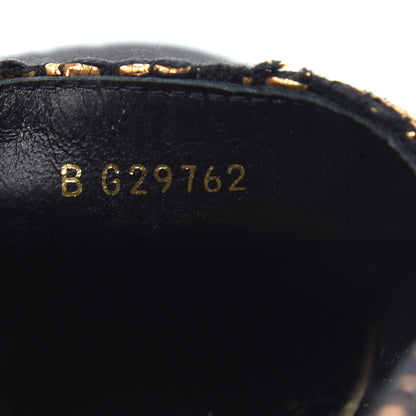 Chanel Metallic Tweed Grosgrain CC Espadrilles 40 Black Gold 9 of 10