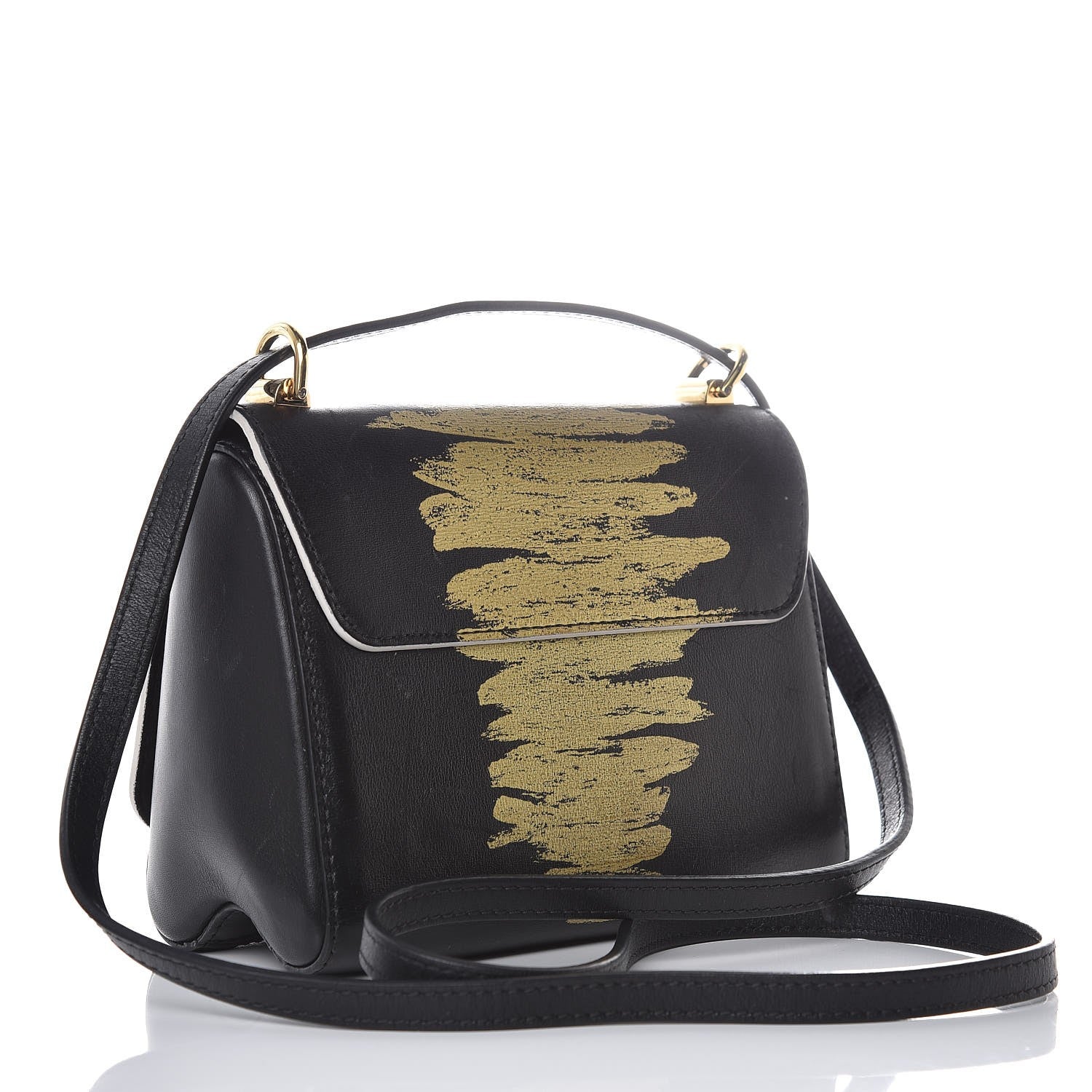Louis Vuitton Calfskin Twist Shoulder Bag PM Light Gold 3 of 8