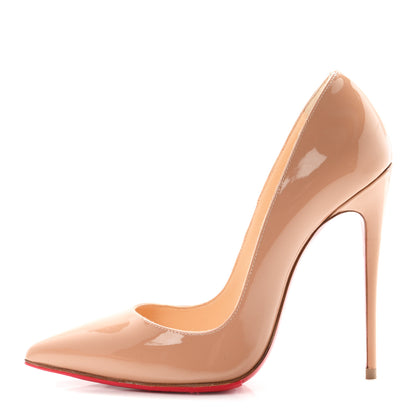 Christian Louboutin Patent So Kate 120 Pumps 36 Nude 1 of 8