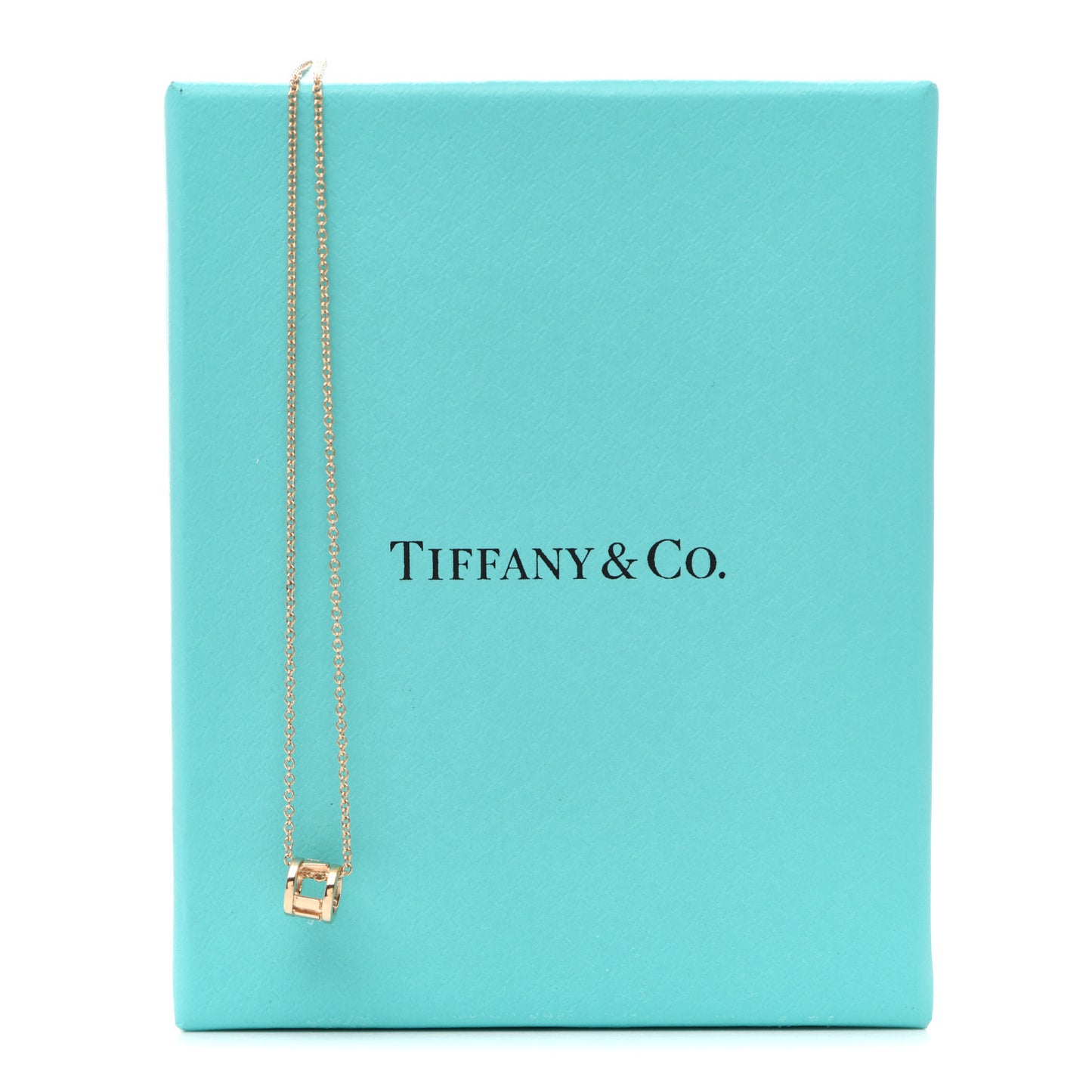 18K Rose Gold Atlas Open Pendant Necklace