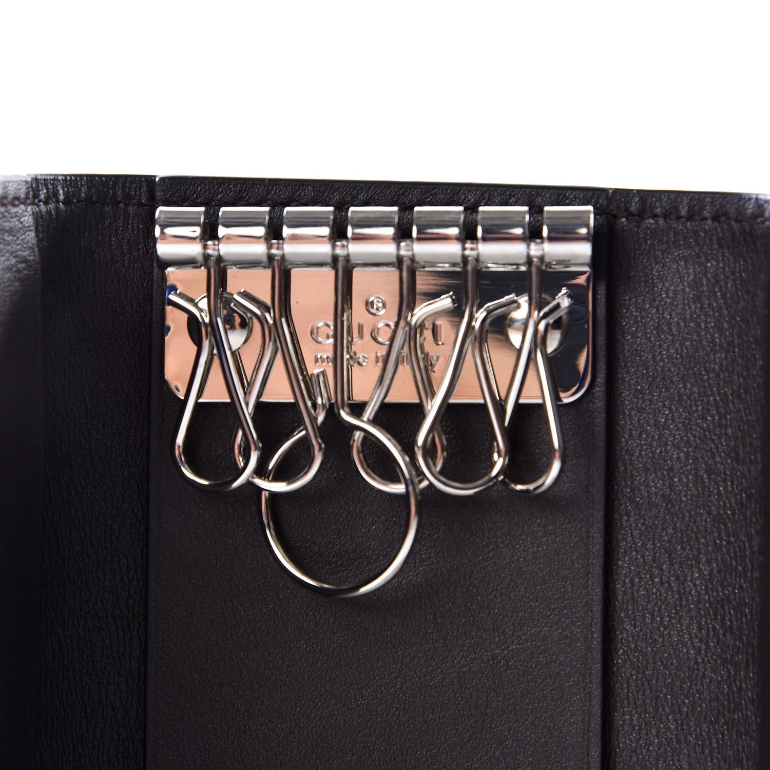 Gucci Microguccissima 6 Key Holder Case Black 8 of 8