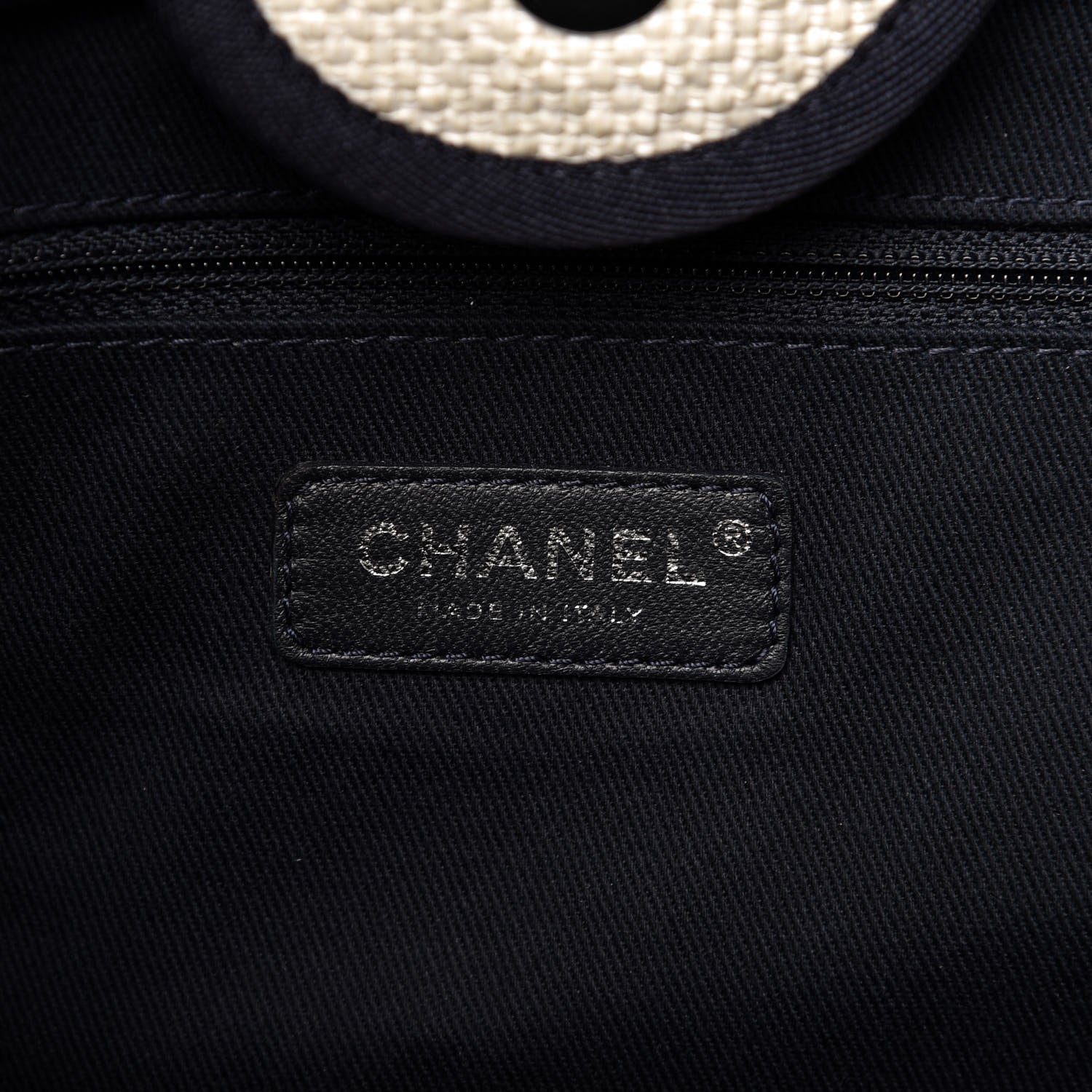 Chanel Canvas Medium Deauville Tote White 8 of 10