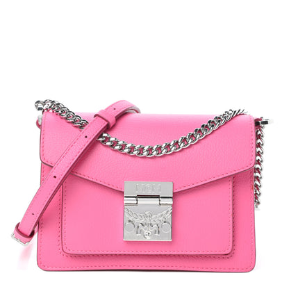 MCM Calfskin Patricia Crossbody Bag Sugar Pink 1 of 9