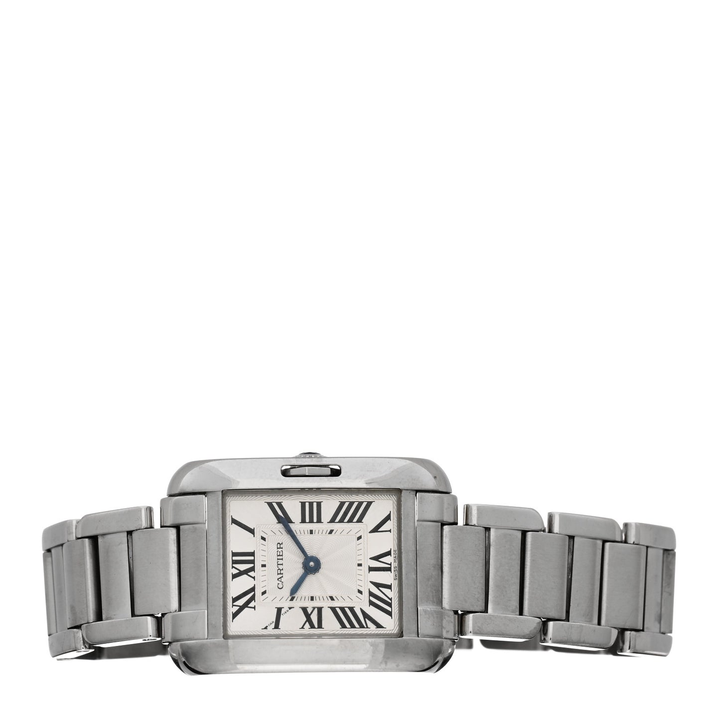 Stainless Steel 23mm Tank Anglaise Quartz Watch