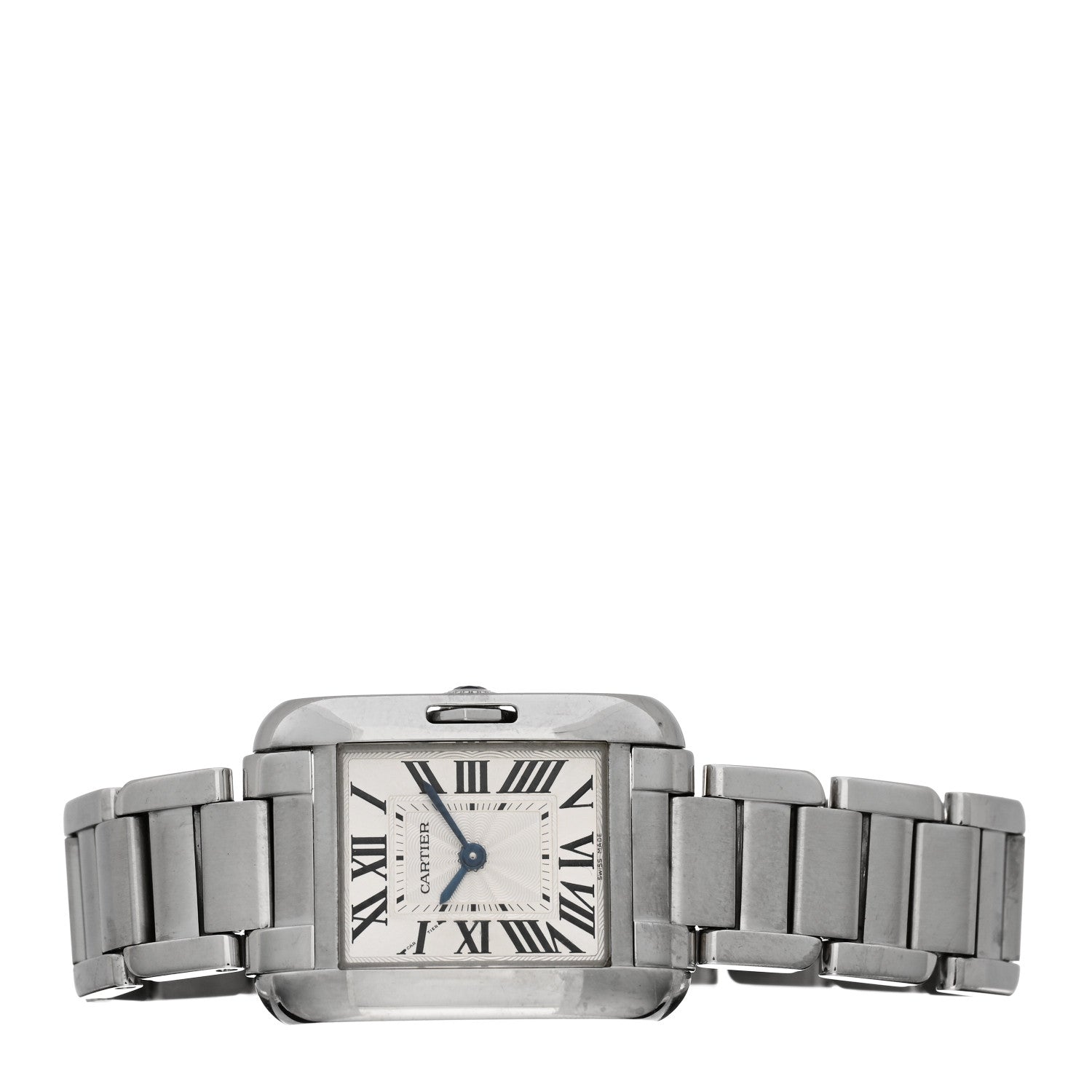 Cartier Stainless Steel 23mm Tank Anglaise Quartz Watch 2 of 4