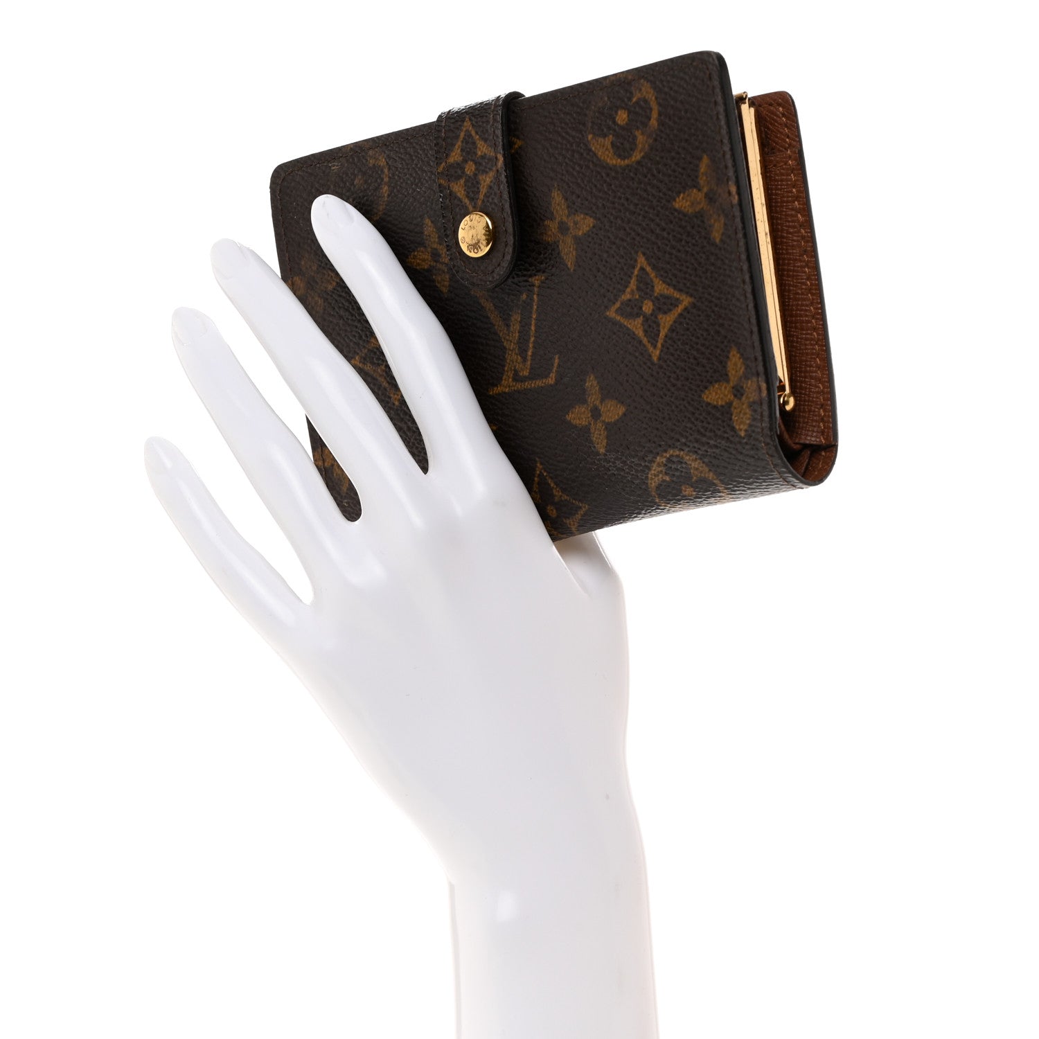 Louis Vuitton LOUIS VUITTON Monogram French Purse Wallet 2 of 8