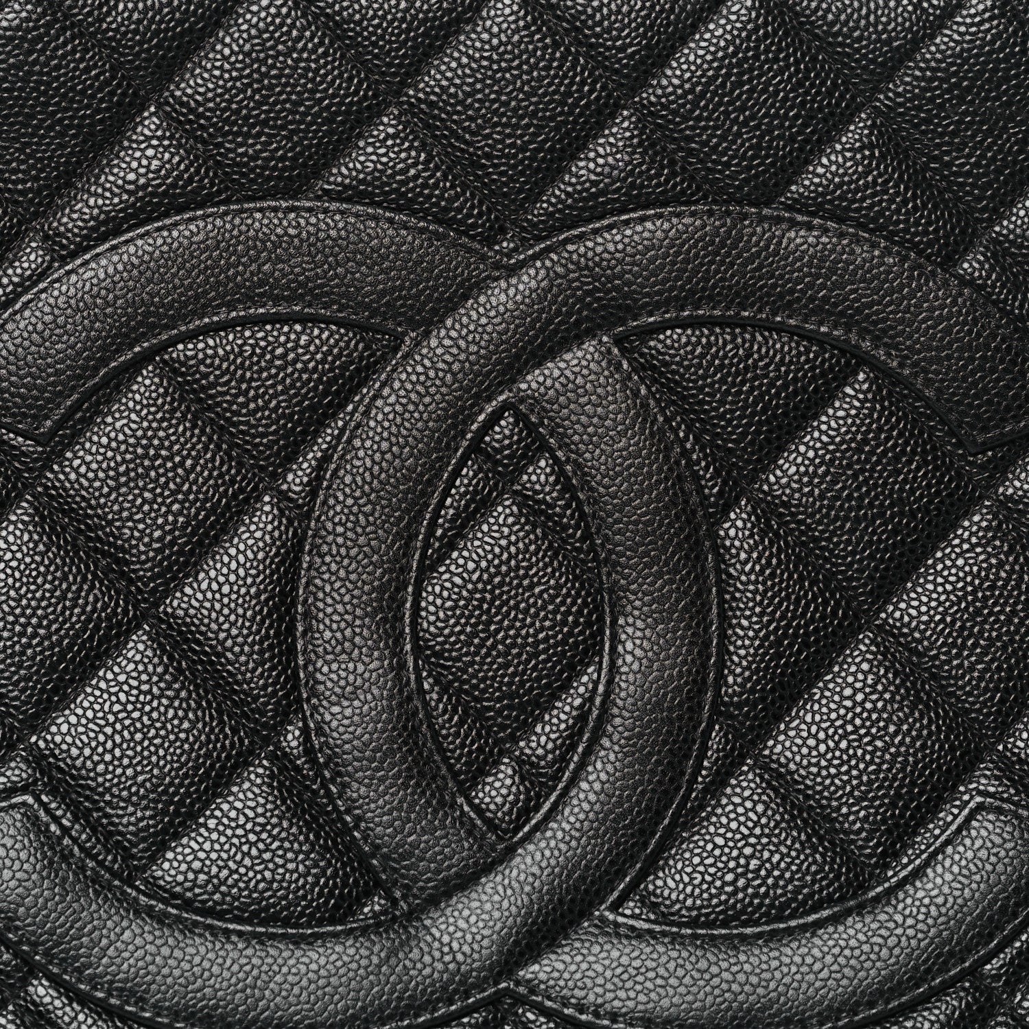 Chanel Caviar Quilted Medallion Tote Black 8 of 10