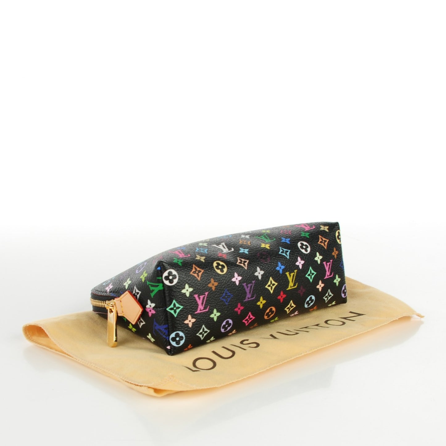 Monogram Multicolor Cosmetic Pouch Black Grenade