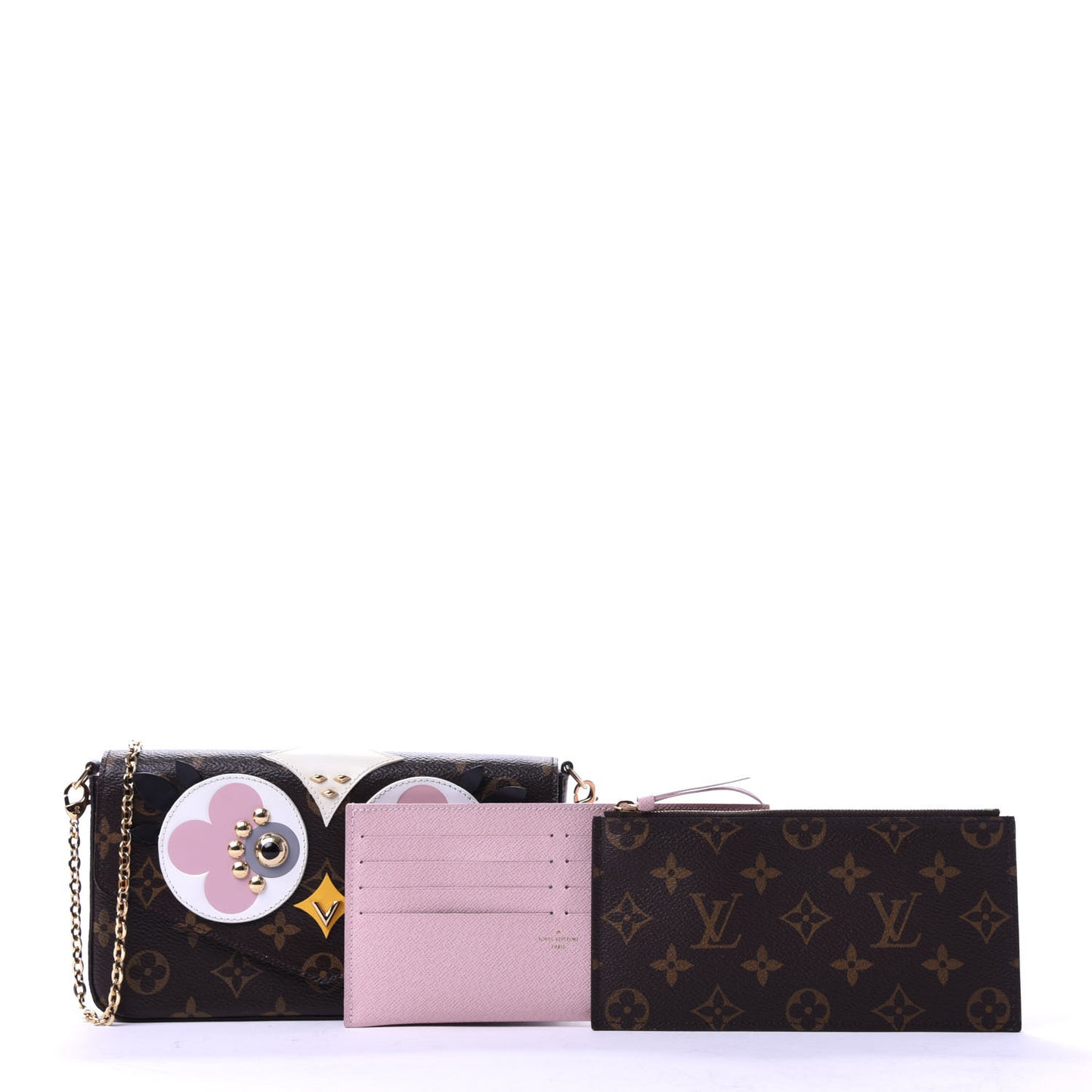 Monogram Lovely Birds Pochette Felicie Chain Wallet