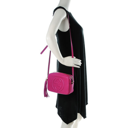 Gucci Cellarius Calfskin Small Soho Disco Bag Bright Bouganville 2 of 7
