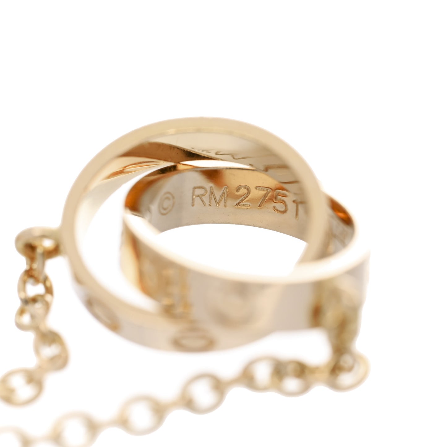 18K Pink Gold Interlocking LOVE Bracelet