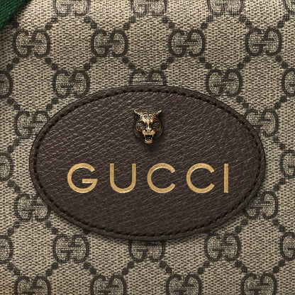 Gucci GG Supreme Monogram Web Neo Vintage Shoulder Bag Beige New Acero Crop 7 of 10
