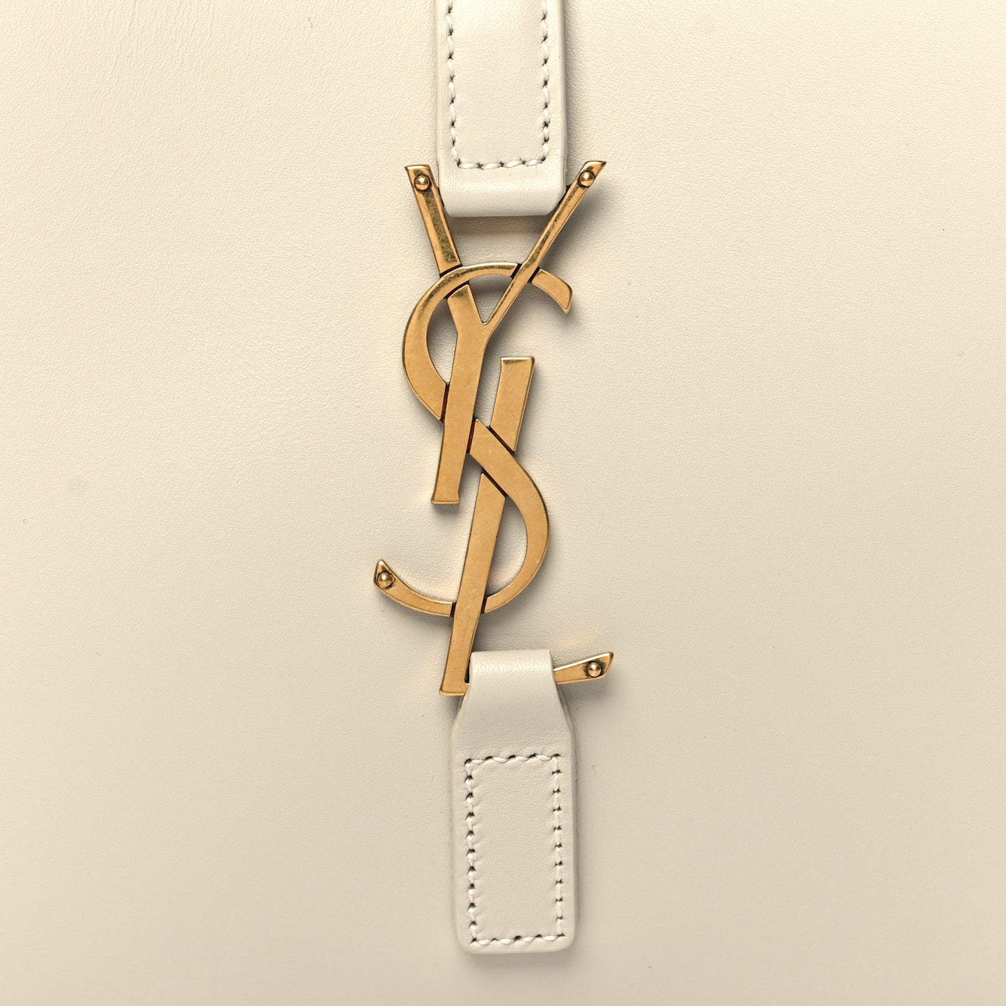 Smooth Calfskin Le 5 A 7 Hobo Blanc Vintage