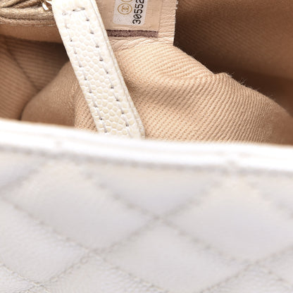 Chanel Iridescent Caviar Quilted Small Coco Handle Flap White 7 of 11