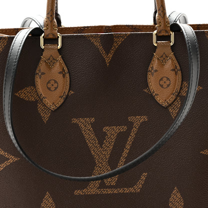 Louis Vuitton Reverse Monogram Giant Onthego MM 7 of 9