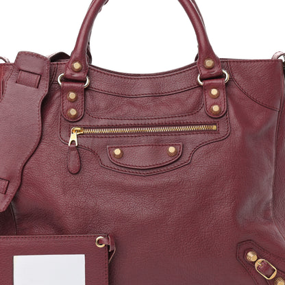 Balenciaga Chevre Giant 12 Gold Hardware Velo Bordeaux 8 of 21