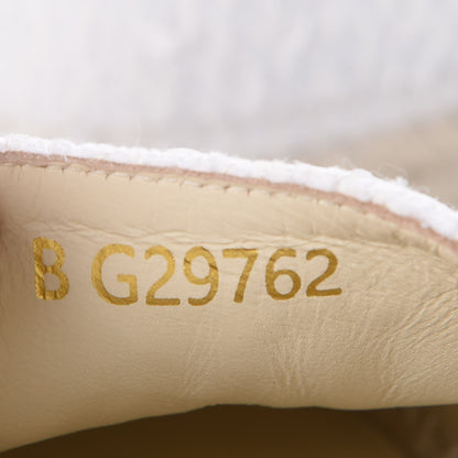 Chanel Tweed Patent CC Espadrilles 38 White 7 of 10
