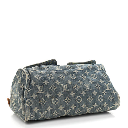 Louis Vuitton Monogram Denim Neo Speedy Blue 4 of 17