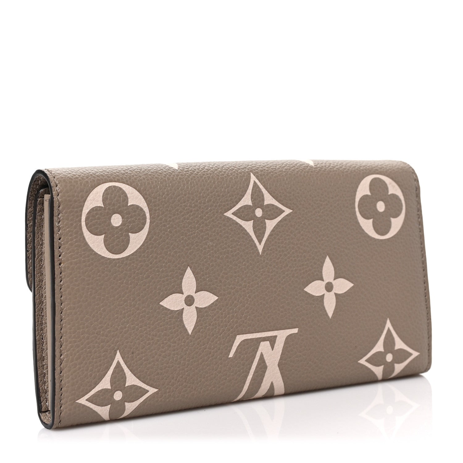 Louis Vuitton Empreinte Monogram Giant Sarah Wallet Tourterelle Creme 3 of 7