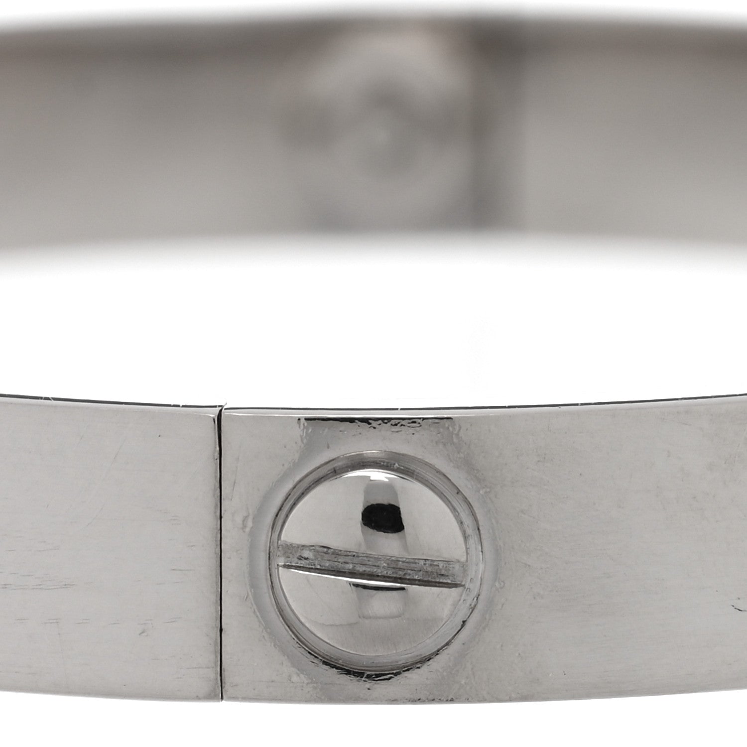 Cartier 18K White Gold LOVE Bracelet 16 4 of 7