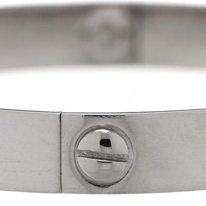 Cartier 18K White Gold LOVE Bracelet 16 4 of 7