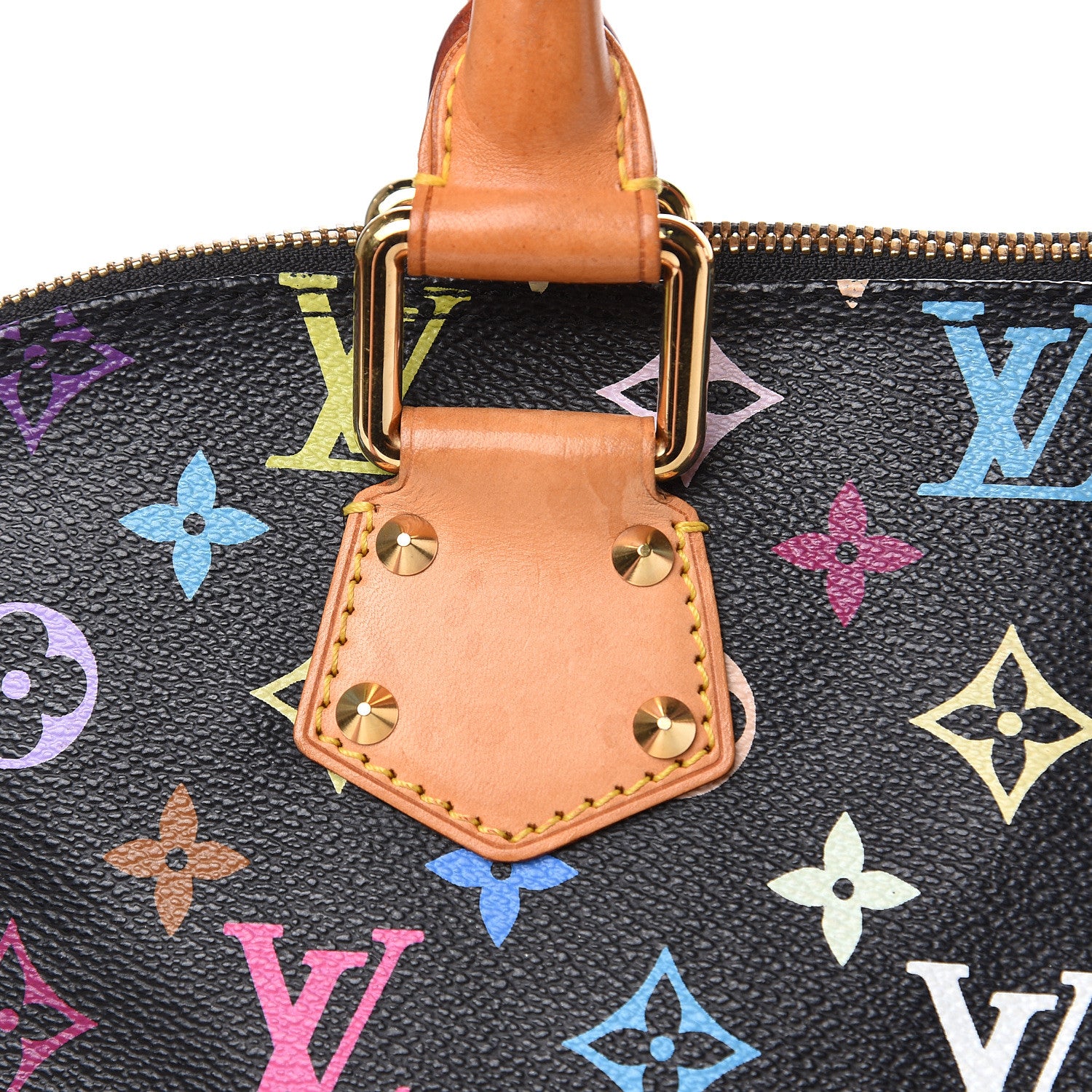 Louis Vuitton Monogram Multicolor Alma Black 13 of 16