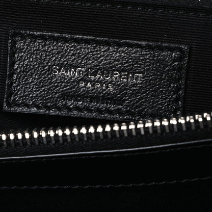Saint Laurent Calfskin Y Quilted Monogram Medium Loulou Chain Satchel Black 6 of 10